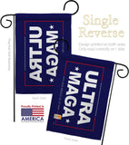 Blue Ultra Maga - Patriotic Americana Horizontal Impressions Decorative Flags HG170274 Made In USA