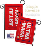 Red Ultra Maga - Patriotic Americana Horizontal Impressions Decorative Flags HG170275 Made In USA