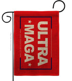 Red Ultra Maga - Patriotic Americana Horizontal Impressions Decorative Flags HG170275 Made In USA