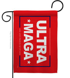 Red Ultra Maga - Patriotic Americana Horizontal Impressions Decorative Flags HG170275 Made In USA