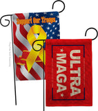 Red Ultra Maga - Patriotic Americana Horizontal Impressions Decorative Flags HG170275 Made In USA