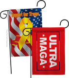 Red Ultra Maga - Patriotic Americana Horizontal Impressions Decorative Flags HG170275 Made In USA