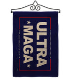 Blue Ultra Maga - Patriotic Americana Horizontal Impressions Decorative Flags HG170274 Made In USA