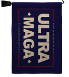 Blue Ultra Maga - Patriotic Americana Horizontal Impressions Decorative Flags HG170274 Made In USA