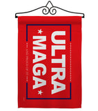 Red Ultra Maga - Patriotic Americana Horizontal Impressions Decorative Flags HG170275 Made In USA