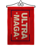 Red Ultra Maga - Patriotic Americana Horizontal Impressions Decorative Flags HG170275 Made In USA