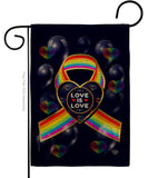 My Love Is Love - Pride Inspirational Vertical Impressions Decorative Flags HG190106 Made In USA