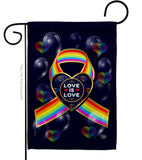 My Love Is Love - Pride Inspirational Vertical Impressions Decorative Flags HG190106 Made In USA