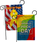 World Pride - Pride Inspirational Vertical Impressions Decorative Flags HG190109 Made In USA