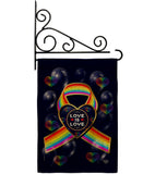 My Love Is Love - Pride Inspirational Vertical Impressions Decorative Flags HG190106 Made In USA