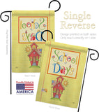 School Days - School & Education Special Occasion Vertical Impressions Decorative Flags HG115105 Made In USA