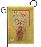 School Days - School & Education Special Occasion Vertical Impressions Decorative Flags HG115105 Made In USA