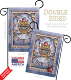 Owl Live Laugh Learn - School & Education Special Occasion Vertical Impressions Decorative Flags HG115107 Made In USA