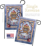 Owl Live Laugh Learn - School & Education Special Occasion Vertical Impressions Decorative Flags HG115107 Made In USA