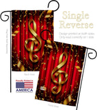 Clef - School & Education Special Occasion Vertical Impressions Decorative Flags HG115244 Made In USA