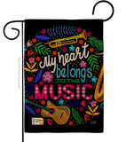 Belongs to Music - School & Education Special Occasion Vertical Impressions Decorative Flags HG137195 Made In USA