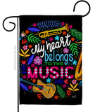 Belongs to Music - School & Education Special Occasion Vertical Impressions Decorative Flags HG137195 Made In USA