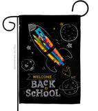 Weclome Back to School - School & Education Special Occasion Vertical Impressions Decorative Flags HG137425 Made In USA