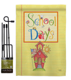 School Days - School & Education Special Occasion Vertical Impressions Decorative Flags HG115105 Made In USA