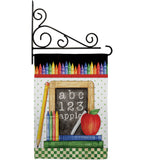 School Chalk Board - School & Education Special Occasion Vertical Impressions Decorative Flags HG115116 Made In USA