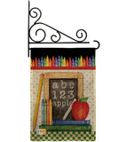 School Chalk Board - School & Education Special Occasion Vertical Impressions Decorative Flags HG115116 Made In USA