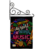 Belongs to Music - School & Education Special Occasion Vertical Impressions Decorative Flags HG137195 Made In USA