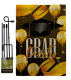 Grad Party - School & Education Special Occasion Vertical Impressions Decorative Flags HG192603 Made In USA