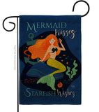 Mermaid Kiess - Sea Animals Coastal Vertical Impressions Decorative Flags HG107070 Made In USA