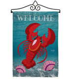 Lobster - Sea Animals Coastal Vertical Impressions Decorative Flags HG107026 Made In USA