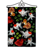Oranda Pond - Sea Animals Nature Vertical Impressions Decorative Flags HG137628 Made In USA