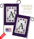 Classic A Initial - Simply Beauty Interests Vertical Impressions Decorative Flags HG130001 Made In USA