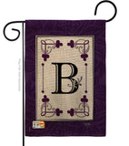 Classic B Initial - Simply Beauty Interests Vertical Impressions Decorative Flags HG130002 Made In USA