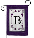 Classic B Initial - Simply Beauty Interests Vertical Impressions Decorative Flags HG130002 Made In USA