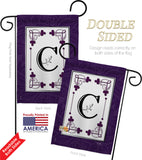 Classic C Initial - Simply Beauty Interests Vertical Impressions Decorative Flags HG130003 Made In USA