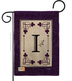 Classic I Initial - Simply Beauty Interests Vertical Impressions Decorative Flags HG130009 Made In USA