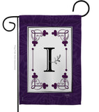 Classic I Initial - Simply Beauty Interests Vertical Impressions Decorative Flags HG130009 Made In USA