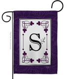 Classic S Initial - Simply Beauty Interests Vertical Impressions Decorative Flags HG130019 Made In USA