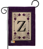 Classic Z Initial - Simply Beauty Interests Vertical Impressions Decorative Flags HG130026 Made In USA