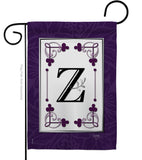 Classic Z Initial - Simply Beauty Interests Vertical Impressions Decorative Flags HG130026 Made In USA