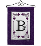 Classic B Initial - Simply Beauty Interests Vertical Impressions Decorative Flags HG130002 Made In USA