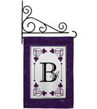 Classic B Initial - Simply Beauty Interests Vertical Impressions Decorative Flags HG130002 Made In USA