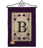 Classic B Initial - Simply Beauty Interests Vertical Impressions Decorative Flags HG130002 Made In USA