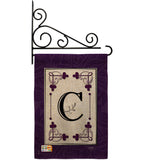 Classic C Initial - Simply Beauty Interests Vertical Impressions Decorative Flags HG130003 Made In USA