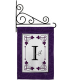 Classic I Initial - Simply Beauty Interests Vertical Impressions Decorative Flags HG130009 Made In USA