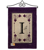 Classic I Initial - Simply Beauty Interests Vertical Impressions Decorative Flags HG130009 Made In USA