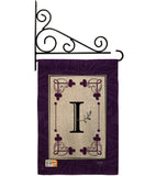 Classic I Initial - Simply Beauty Interests Vertical Impressions Decorative Flags HG130009 Made In USA