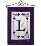 Classic L Initial - Simply Beauty Interests Vertical Impressions Decorative Flags HG130012 Made In USA