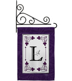 Classic L Initial - Simply Beauty Interests Vertical Impressions Decorative Flags HG130012 Made In USA