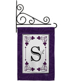 Classic S Initial - Simply Beauty Interests Vertical Impressions Decorative Flags HG130019 Made In USA