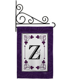 Classic Z Initial - Simply Beauty Interests Vertical Impressions Decorative Flags HG130026 Made In USA